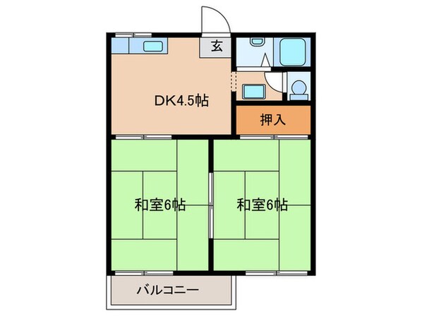 フォーブル春日井の物件間取画像